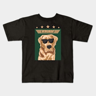 Labrador Retriever Wingman Kids T-Shirt